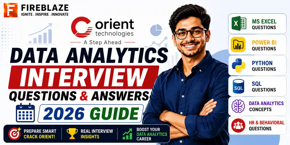 Orient Technologies Data Analytics Interview Questions and Answers (2026 Guide)