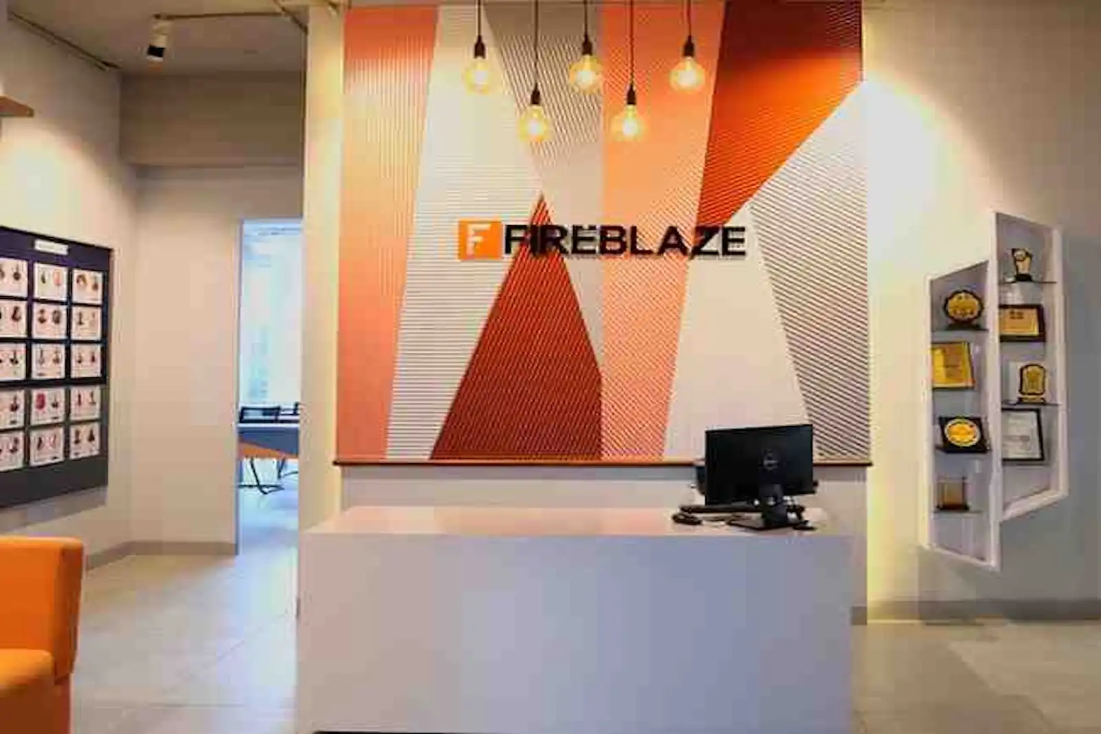 Reception at Fireblaze AI School Mate Square, Nagpur