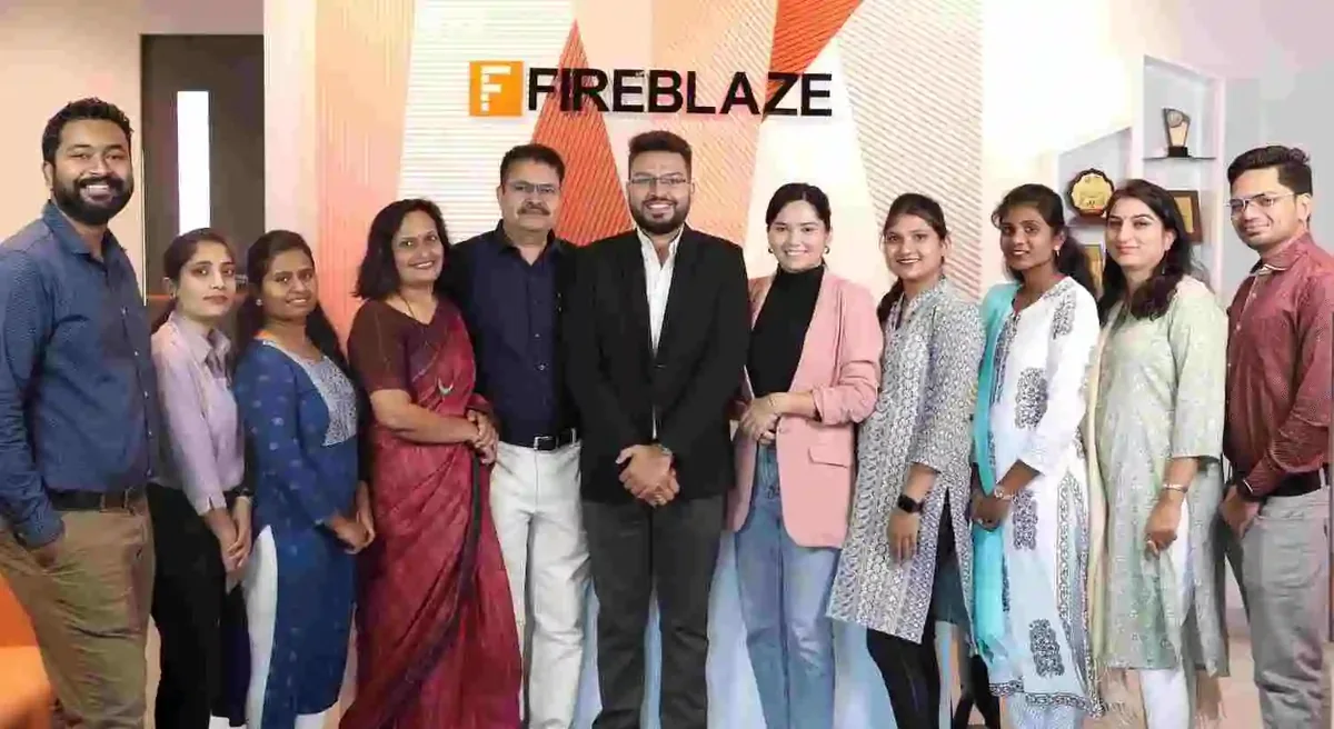 The Fireblaze AI School team at the Mate Square centre in Nagpur