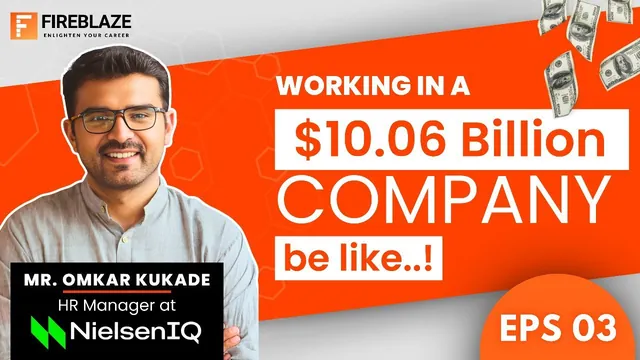 Thumbnail: Fireside Chat with our industry guest, Omkar Kukade, HR Manager at NielsenIQ